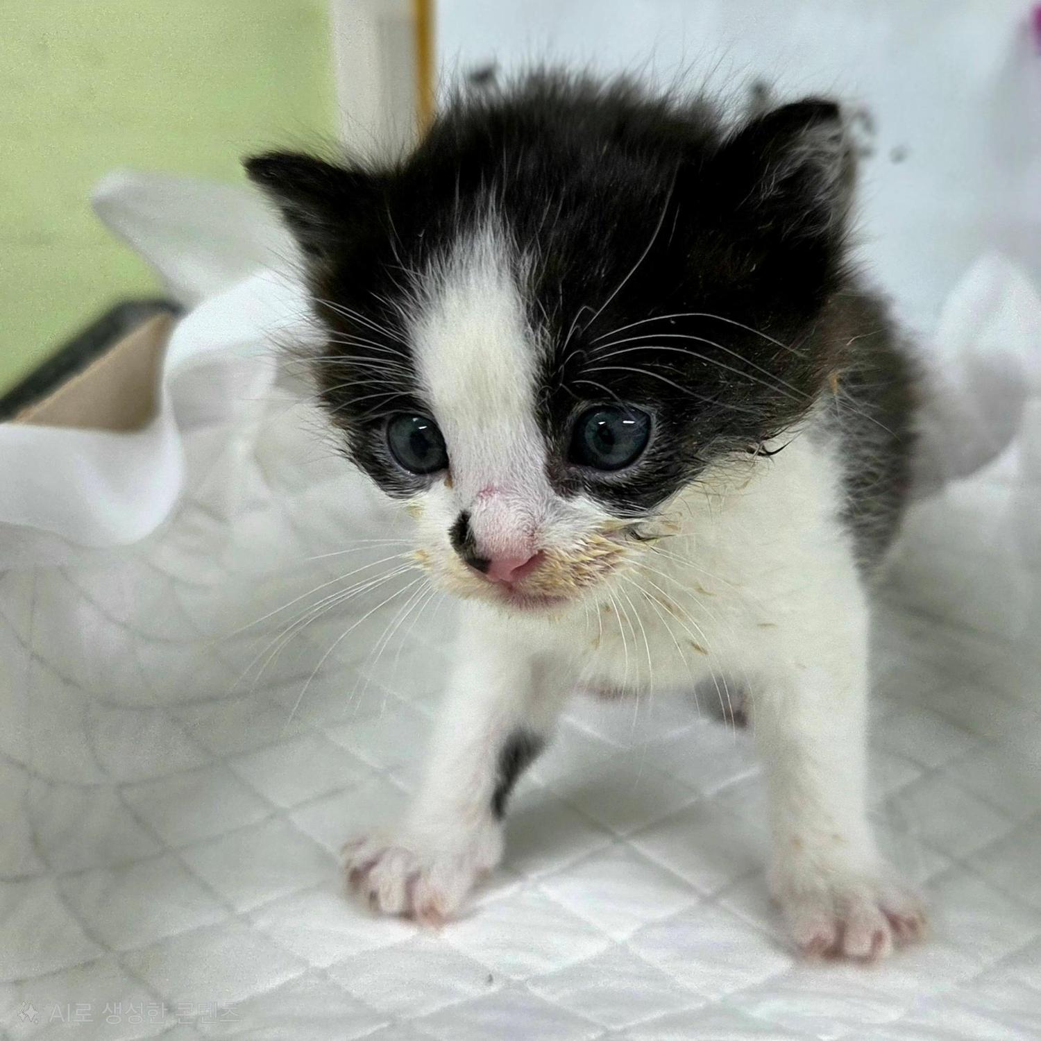 보호 중인 한국 고양이